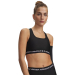 Under Armour Crossback Mid Sport-bh Zwart