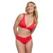 Ten Cate Triangle Buckle Push-Up Bikini Top dames Rood