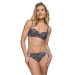 Ten Cate Twisted Padded Wired Bikini Top dames Bruin dessin
